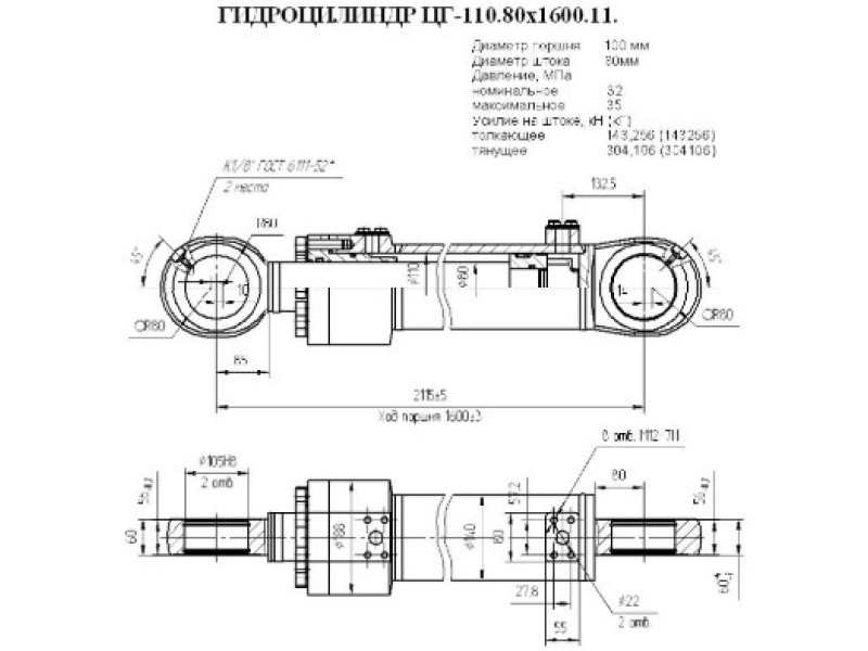 ЦГ-110.80х1600.11