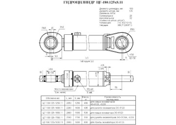 ЦГ-180.125х1700.11