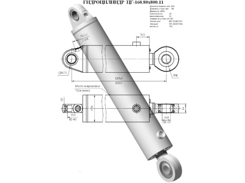 ЦГ-160.80х800.11